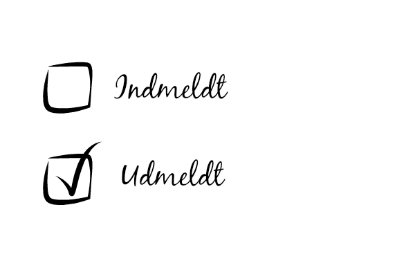 udmeldt udmeldt
